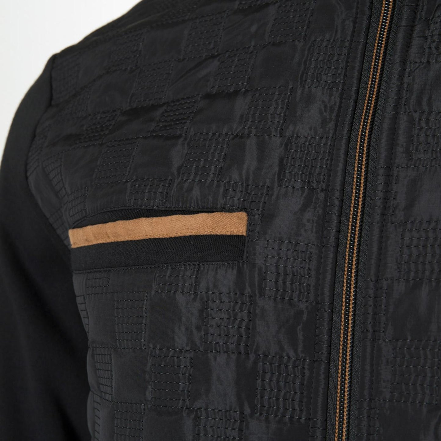 Gilet De Travail Noir/Camel
