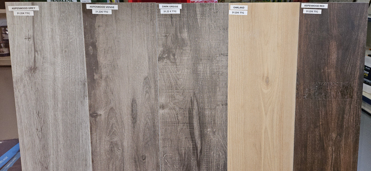 Carrelage 20x120 effet parquet (5 couleur disponible)