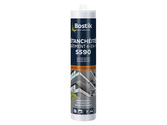 Mastic d'étanchéité bâtiment Bostik S590 4 en 1 - 300ml