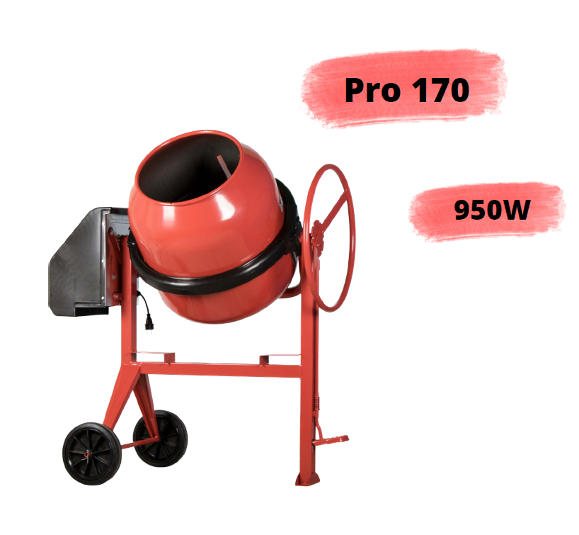 Bétonnière Professionnelle Électrique 950W - 160L