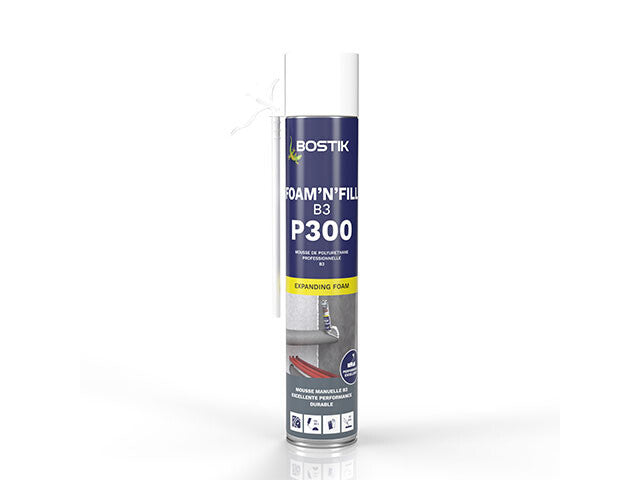 Mousse Expansive polyuréthane Bostik PU P300 FOAM’N’FILL PRO B3 - 500ml