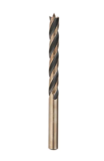 Coffret 5 forets bois 4 pointes attachement cylindrique Ø3-4-5-6-8 mm