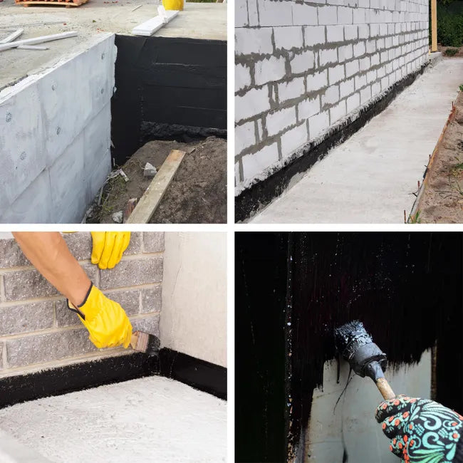 Enduit bitumineux d'imperméabilisation Igol Fondation - bidon de 10 l