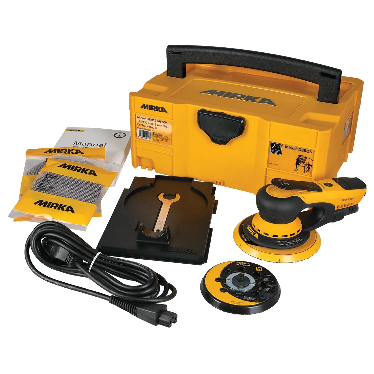 Ponceuse Orbitale Mirka Deros 5650CV Ø125/150mm + Coffret de Rangement