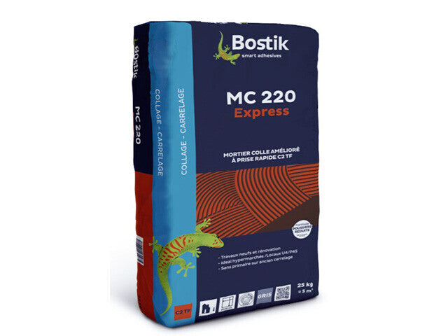 Mortier-Colle Bostik MC 220 EXPRESS - 25 KG
