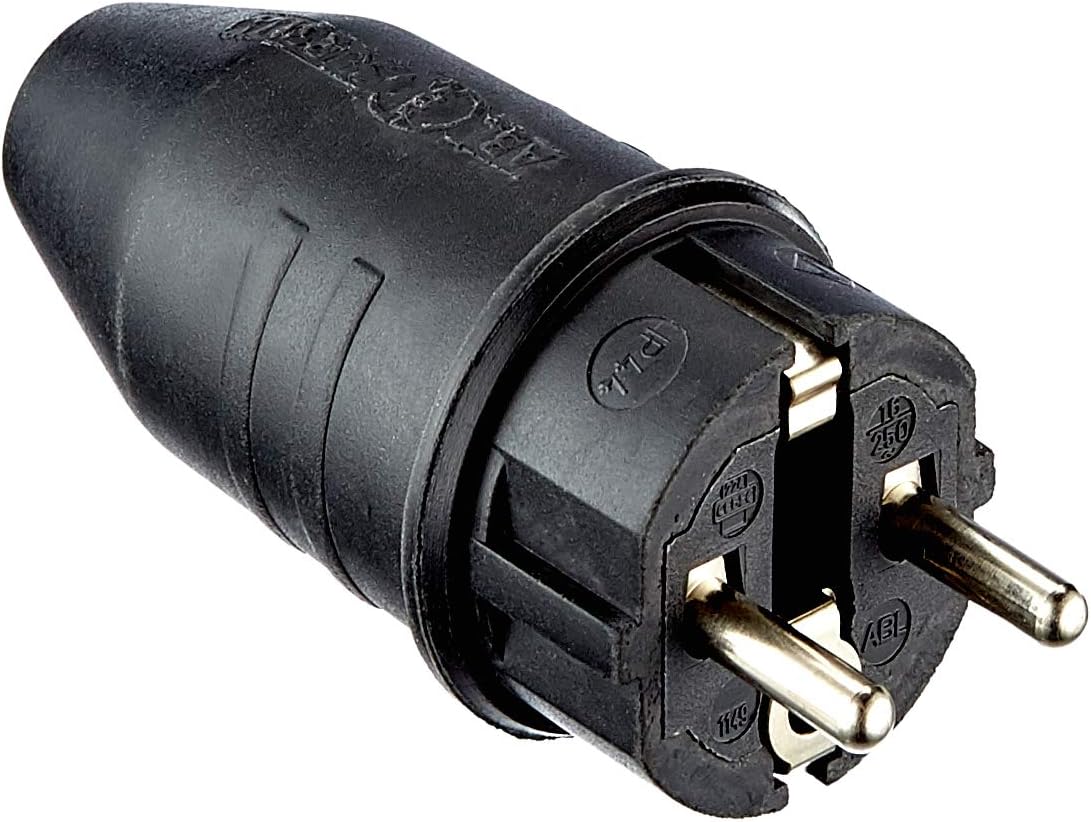 Fiche mâle professionnelle pour câble 3G1,5 et 3G2,5 IP44