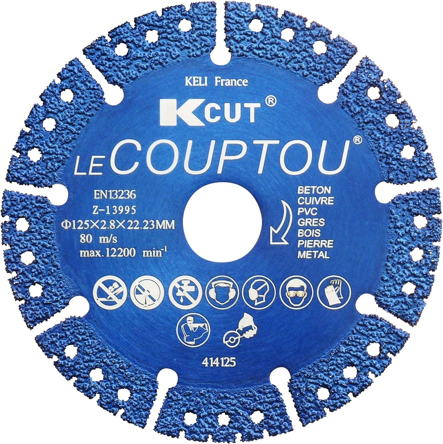 Disque diamant "Le Couptou" 125mm