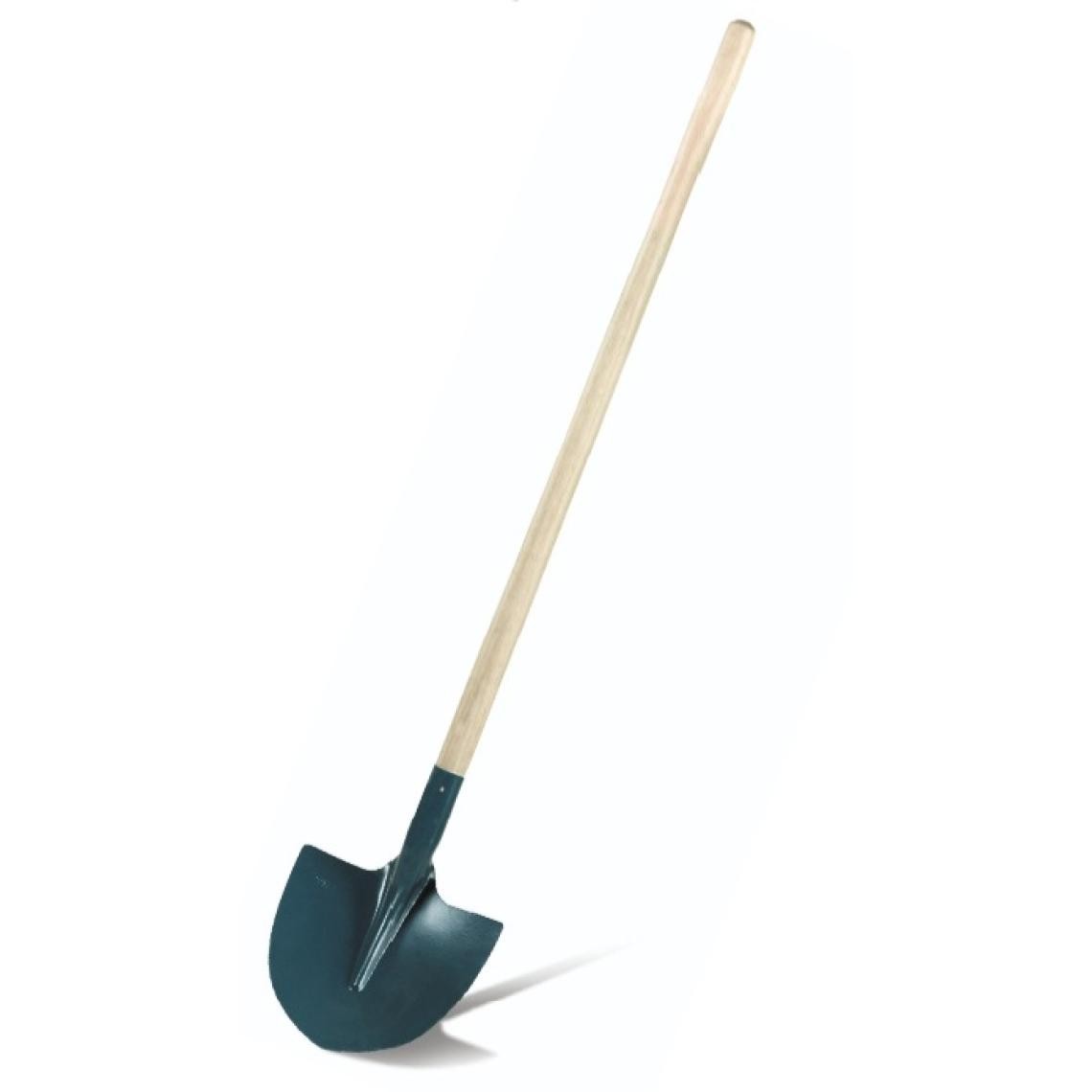 Pelle ronde trempée 27 cm manche bois 1,10m
