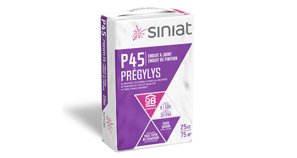 ENDUIT PREGYLYS P45 Prise Normale - 25kg