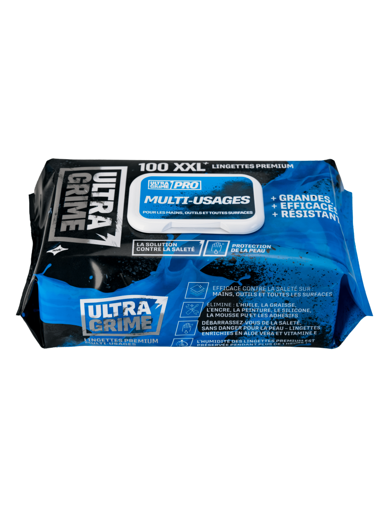 Lingettes - Multi usage x100 (Ultragrime pro)