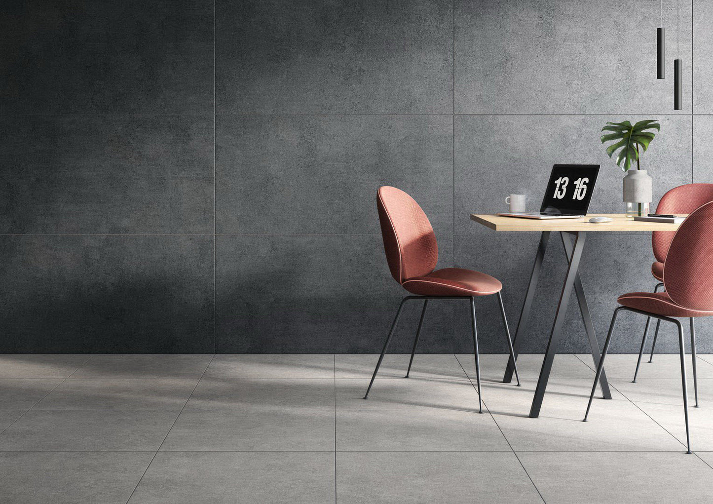 60x120 Newcon Anthracite Lappato 7Rec R9