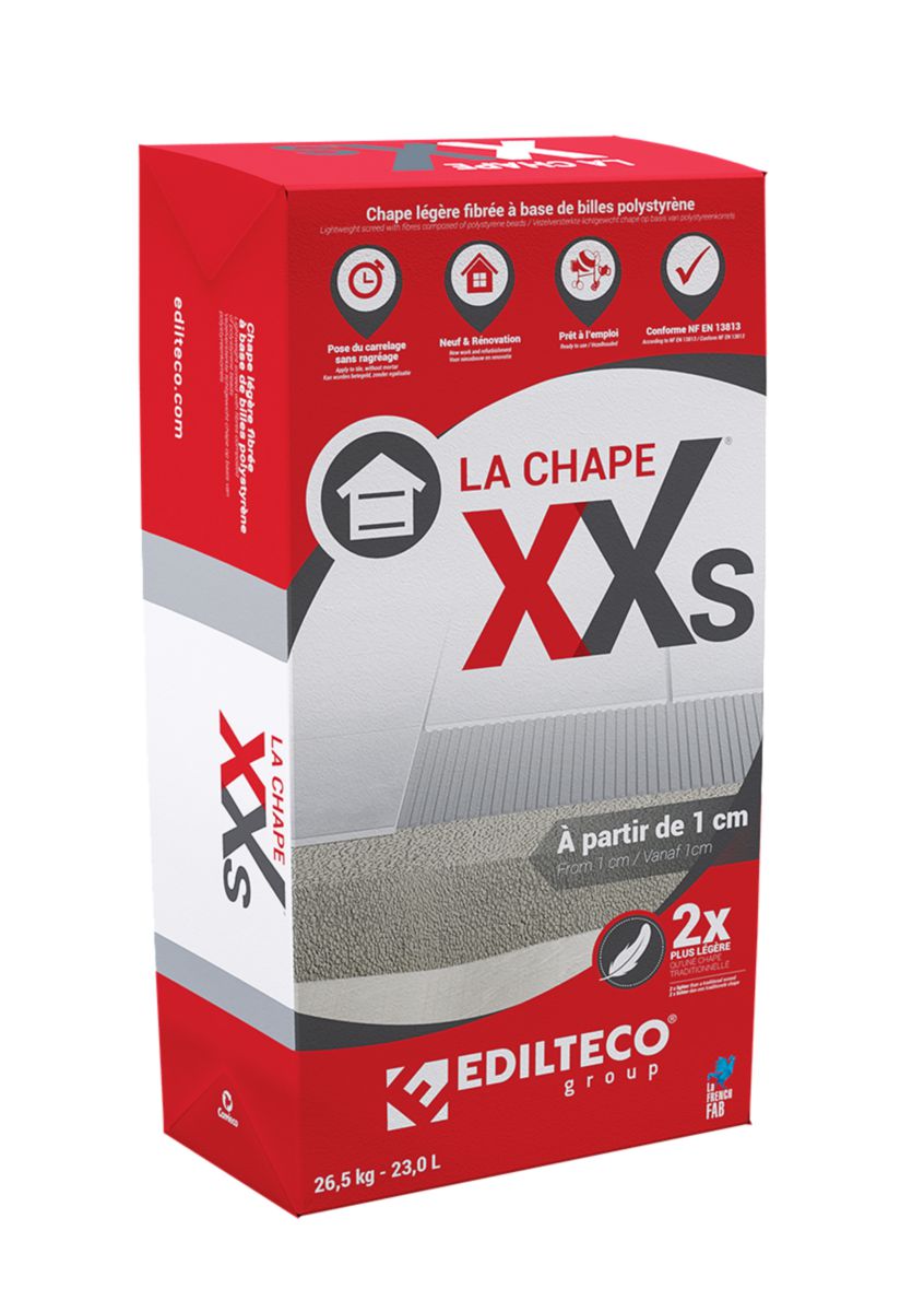 Chape XXS légère fibrée - sac de 26,5 kg