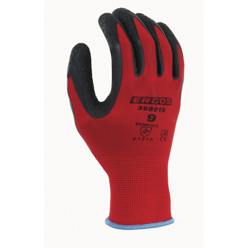 Gants tous travaux rouge