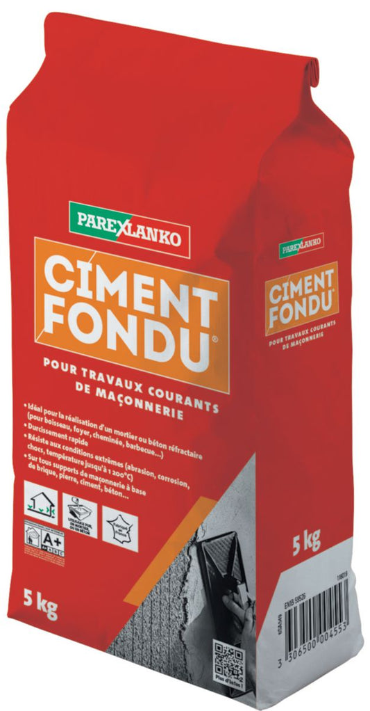 Ciment Fondu 5 kg - Parexlanko