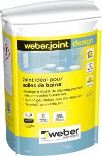 Weberjoint Mortier Décoratif Design - Gris Perle - 5KG