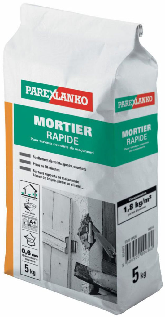 Mortier Rapide 5 kg - Parexlanko